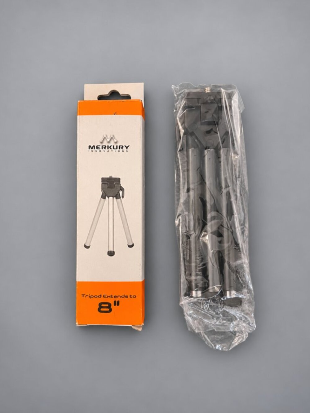Merkury Innovations MI-CT8 Mini Camera Tripod 8" Adjustable Swivel Head